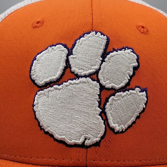 Zephyr Clemson Tigers Unisex Adult Trucker Hat Adjustable Hat Mesh Back Orange - Picture 8 of 12